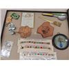 Image 2 : Various Costume Jewellery Pins, Buttons, Brooches & More