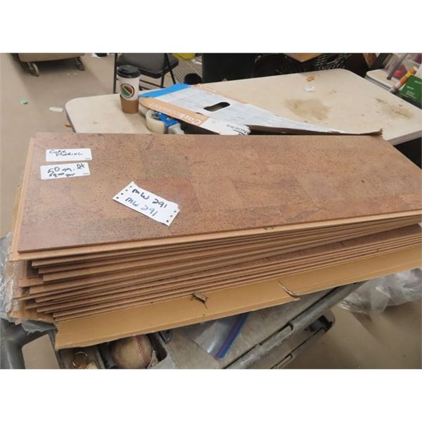 50 Square Feet of Cork Flooring