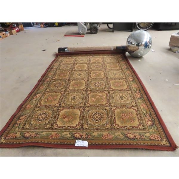 2 Area Carpets 7 x 5, & Disco Ball- Has Some Damage