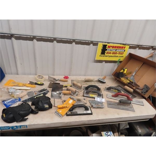 (W) Trowels, Scrapers, Sanders, Utility Knives, Plus More