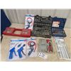 Image 1 : (W) Socket sets 1/2" 3/8" New Mastercraft Extensions, New Mastercraft Air Gauges & Blades Plus