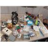 Image 2 : (W)Quantity of Various Electrical Bulbs, Switches Plus TImers, Light Fixtures , Wiring Plus More