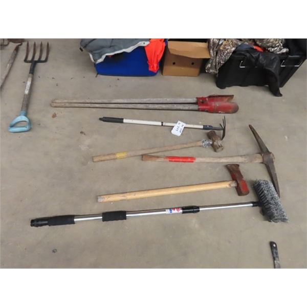 (W) Splitting Axe, Pick, Sledge, Post Hole Digger,Plus