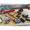 Image 2 : (W) Remington Chainsaw, Elec Hyd Drive Manual Concrete Driver, Castors, Plus More