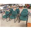 Image 1 : (W) 6 Upholstered Waiting Room Chairs