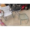 Image 2 : (W) New Yard Zero Gravity Chair, Folding Chairs, & Small Tables