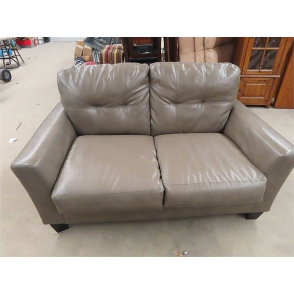 Leather Love Seat