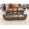Image 1 : Leather Reclining Couch