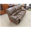 Image 2 : Leather Reclining Couch