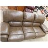 Image 3 : Leather Reclining Couch