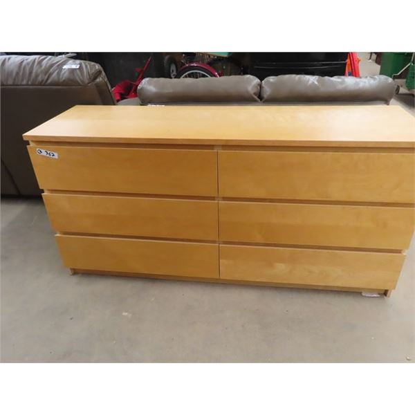 6 Drawer Dresser 30" x 63" x 19"