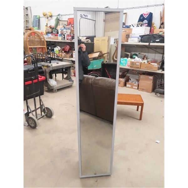 Open Shelf w Mirror 71" x 16"x 11"