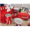 Image 2 : Coca Cola Collection - Crate, Mugs, Metal Trucks, & More