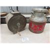 Image 1 : Cream Cans & Metal Butter Churn