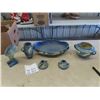 Image 1 : 6 Roseville Bowl, Vase, Candle Holders, & More