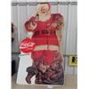 Image 1 : Cardboard Coca Cola Santa 68" x 38" Approx