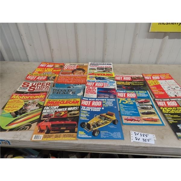 16 Hot Rod & Car Magazines