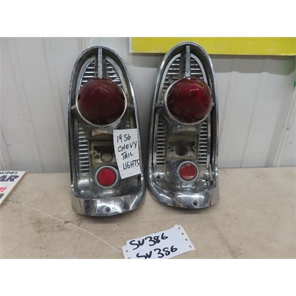 Set of Tail Lights from 56 Chev