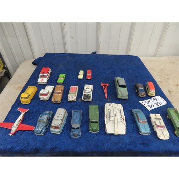 Vintage Toy Cars, Dinky TOys, Corgi, Husky & Matchbox plus more