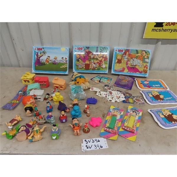 Flintstones Puzzles, Figurines, Pez, Watch, & More