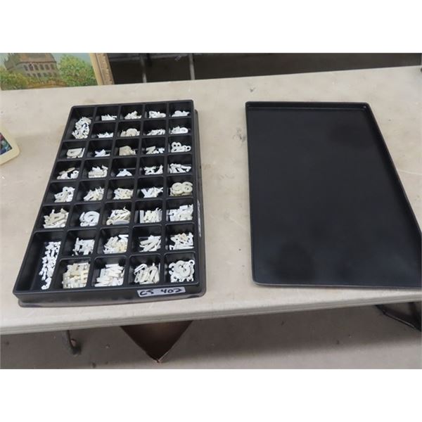 Letters & Numbers in Covered Organizer for Menu Board