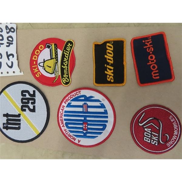 6 Snowmobile Patches