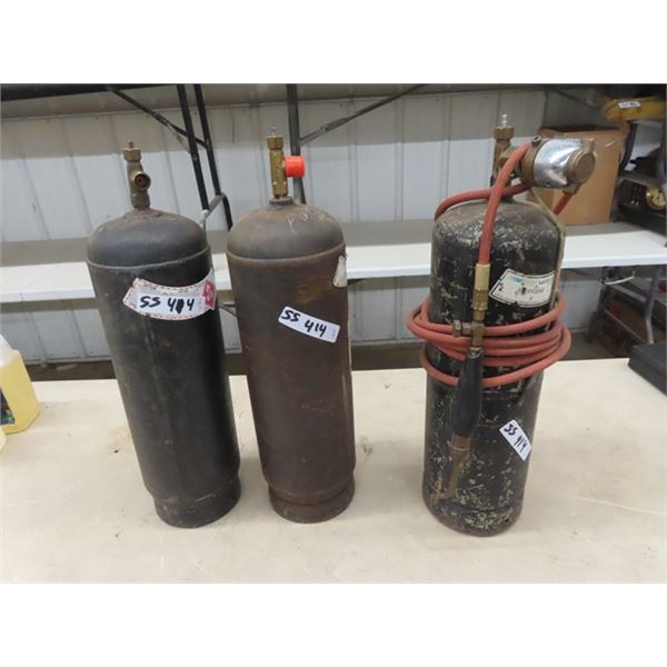 (SS) Plumbers Torch w 3 Tanks