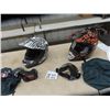 Image 1 : (SS) 2 Dirt Bike Helemts w Socks 1) Y L 1) Small - Good Condition