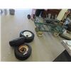 Image 1 : (W) Garden Cart & 3 Tires & Rims 20.5 x 8.8-10 , 16.5 x 6.5 -8, 18.5 x 8.5 -8