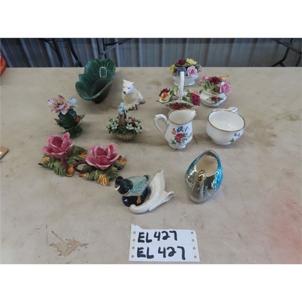 Old Country Roses Ornaments, Blue Mountain, Royal Albert Fine Bone China