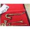 Image 3 : Mini Brass Band Set in Case- Case is 9.5" x 8"