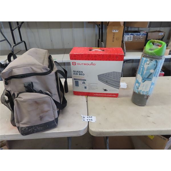 (W) Coleman Hotwater on Demand Model 2300 & Queen Air Mattress & Pump