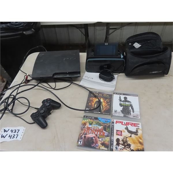 (W) PS3 Home Video Game & 4 Games