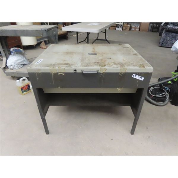 Metal Office Furniture- Like a Desk & Parts Washer Combo???