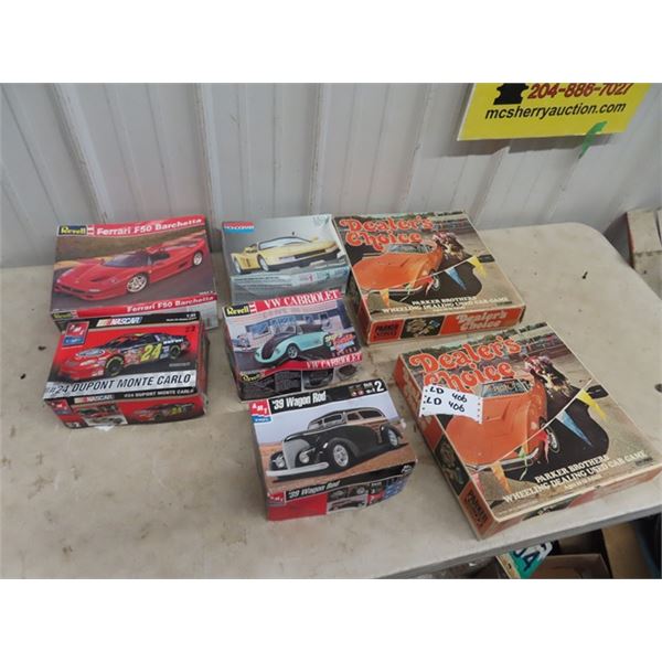 5 Auto Models & 2 Dealer Choice Games