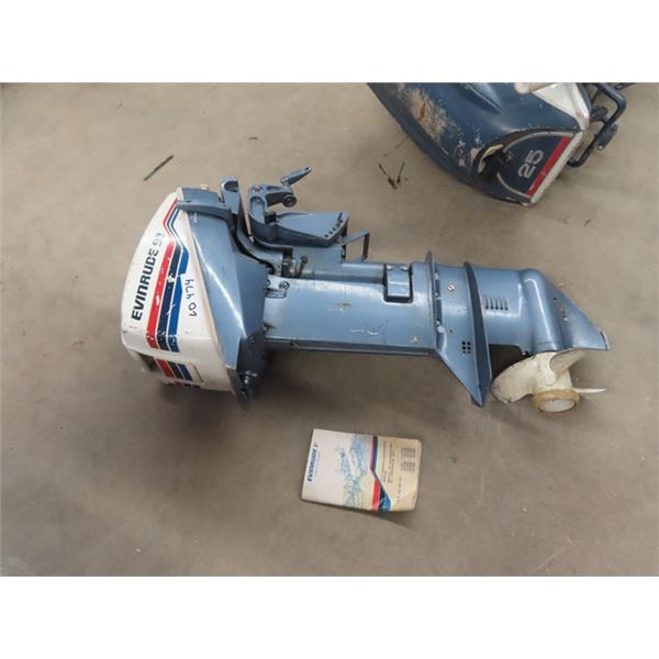 Evinrude 9.9 HP Outboard McSherry Auction Service Ltd.