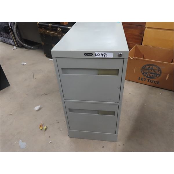 2 Drawer Metal Filing Cabinet
