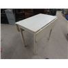 Image 1 : Painted Drop Lead Table 35" x 39"