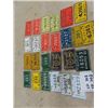 Image 1 : Approx 25 Bicycle License Plates 1960's , 70's & 80's Wpg