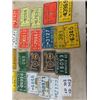Image 3 : Approx 25 Bicycle License Plates 1960's , 70's & 80's Wpg