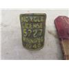 Image 6 : Approx 22 Wpg Bicycle License Plates 1970's, 80's Plus 1956, 1942, 1940
