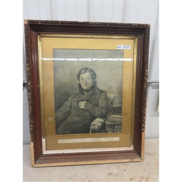 Picture of Daniel O'Connell Born 1775 Died at Genoa 1847 30" x 36"