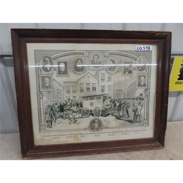 Picture of REscue of Col Thomas J Kelly & TImothy Deacy By Irish Revolutionary Bratwheed 1867 Copy R