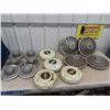 Image 1 : Set of Hubcaps - 4 Chev 1/2 Ton, 4 Crager Wire & 6 Chev