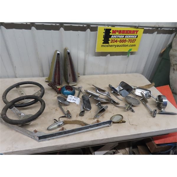Auto Parts, Steering Wheel, Mirrors, Lights Chrome & More