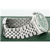 Image 5 : Rolex Mens Stainless Steel Diamond Lugs Green Diamond & Emerald Datejust Wristwa