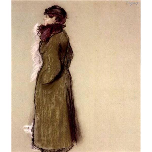 Edgar Degas - Portrait Of Ellen Andree