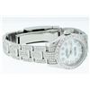 Image 7 : Rolex Ladies Stainless Steel Quickset Mother Of Pearl Full Diamond Datejust Wris