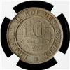 Image 2 : BELGIUM: Leopold II, 1865-1909, 10 centimes, 1895. NGC MS64