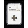 Image 3 : CANADA: Victoria, 1837-1901, AR 5 cents, 1889. NGC AU58
